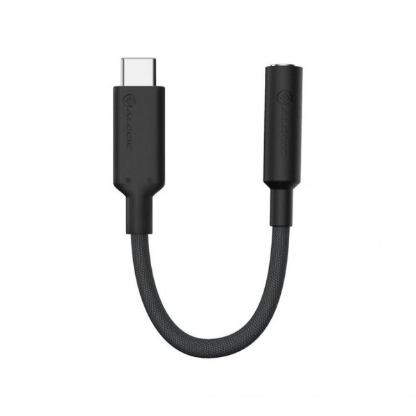 ALOGIC Elements Pro 10cm USB-C til 3.5mm Audio Adapter Sort