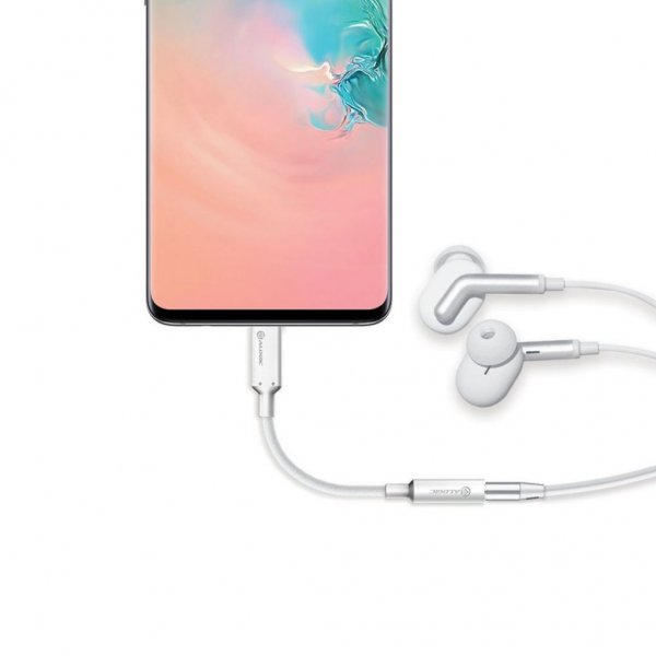 ALOGIC Elements Pro 10cm USB-C til 3.5mm Audio Adapter Hvid