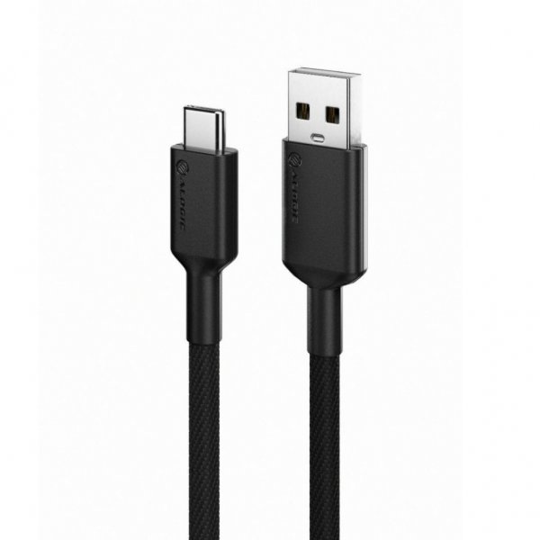ALOGIC Kabel Elements Pro USB-A til USB-C Kabel 1m Sort