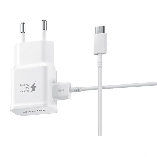 Samsung EP-TA20EWE Oplader + USB Type-C Kabel 1.2m Hvid