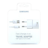 Samsung EP-TA20EWE Oplader + USB Type-C Kabel 1.2m Hvid