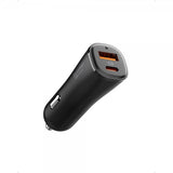 Spigen Essential Biloplader 48W 1xUSB-C 1xUSB-A Sort