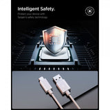 Spigen Essential Kabel USB-A til USB-C 60W 2m Hvid