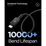 Spigen Essential Kabel USB-C til USB-C 100W 1m Sort