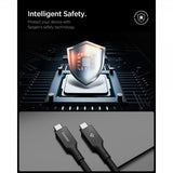 Spigen Essential Kabel USB-C til USB-C 100W 1m Sort