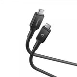 Spigen Essential Kabel USB-C til USB-C 100W 1m Sort