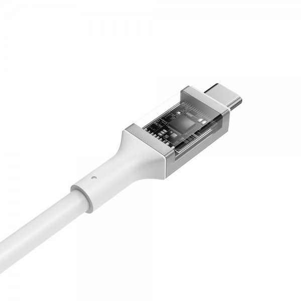 Spigen Essential Kabel USB-C til USB-C 100W 2m Hvid
