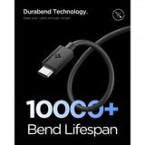 Spigen Essential Kabel USB-C til USB-C 60W 1m Sort