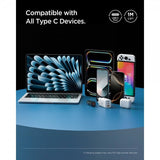Spigen Essential Kabel USB-C til USB-C 60W 1m Hvid