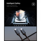 Spigen Essential Kabel USB-C til USB-C 60W 2m Sort