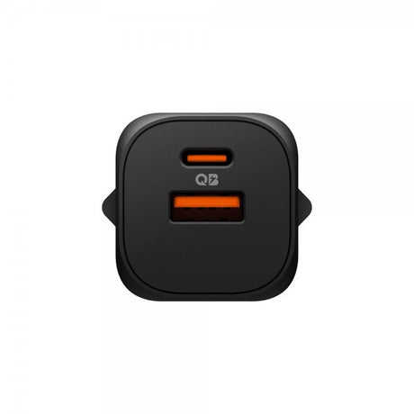 Spigen Essential Oplader 35W 1xUSB-C 1xUSB-A Sort