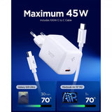 Spigen Essential Oplader 45W USB-C Hvid