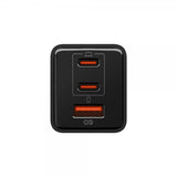 Spigen Essential oplader 47W 2xUSB-C 1xUSB-A Sort