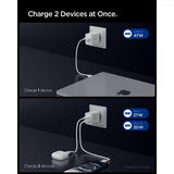 Spigen Essential Oplader 47W 2xUSB-C Hvid