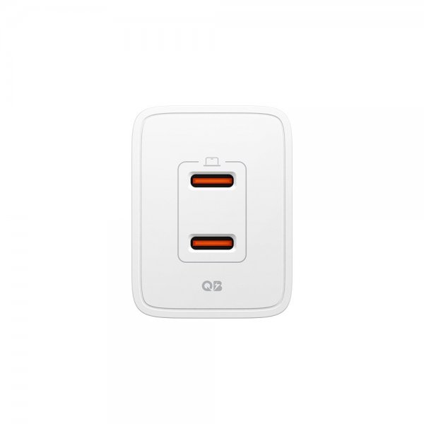 Spigen Essential Oplader 47W 2xUSB-C Hvid