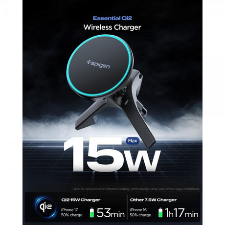 Spigen Essential MagSafe-bilholder Qi2 15W Hook Car Mount
