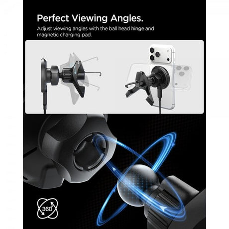 Spigen Essential MagSafe-bilholder Qi2 15W Hook Car Mount