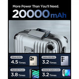Spigen Essential Powerbank 20.000 mAh 30W Grå