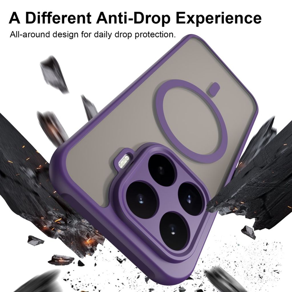Xiaomi 17T Cover Frostet MagSafe Lilla