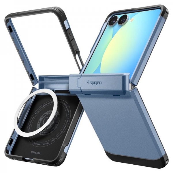 Spigen Samsung Galaxy Z Flip 7 Cover Tough Armor Pro MagFit Sierra Blue