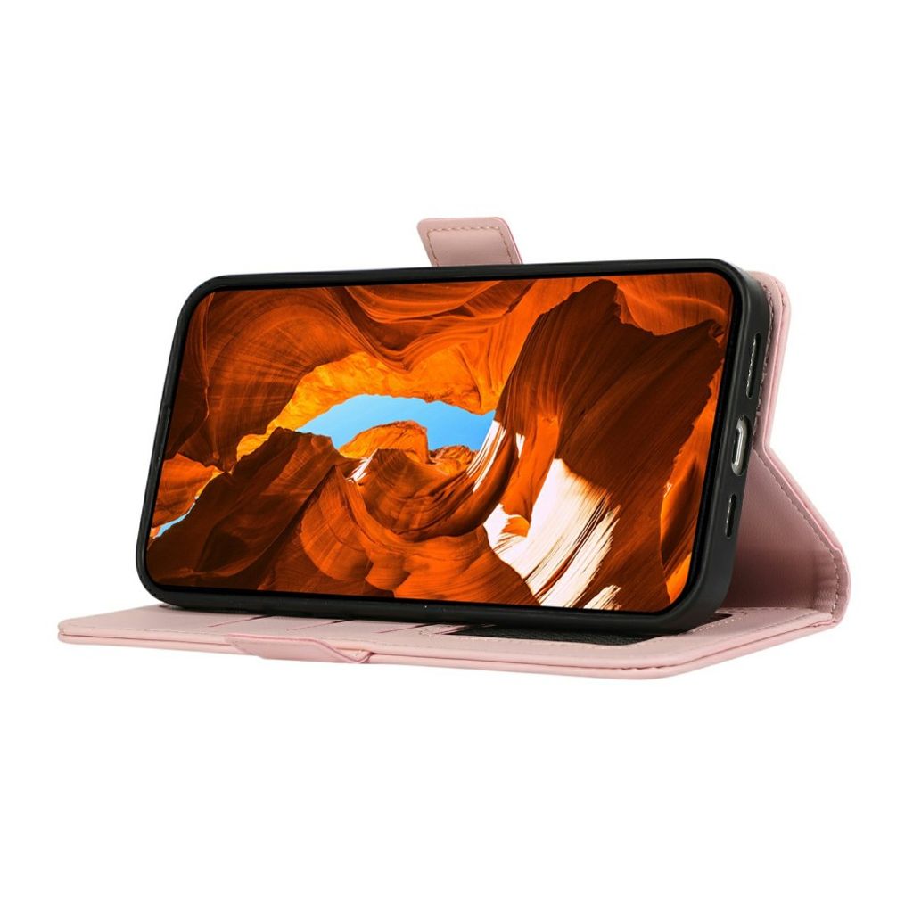 ABEEL Google Pixel 11/Pixel 11 Pro Etui RFID-beskyttelse Lyserød
