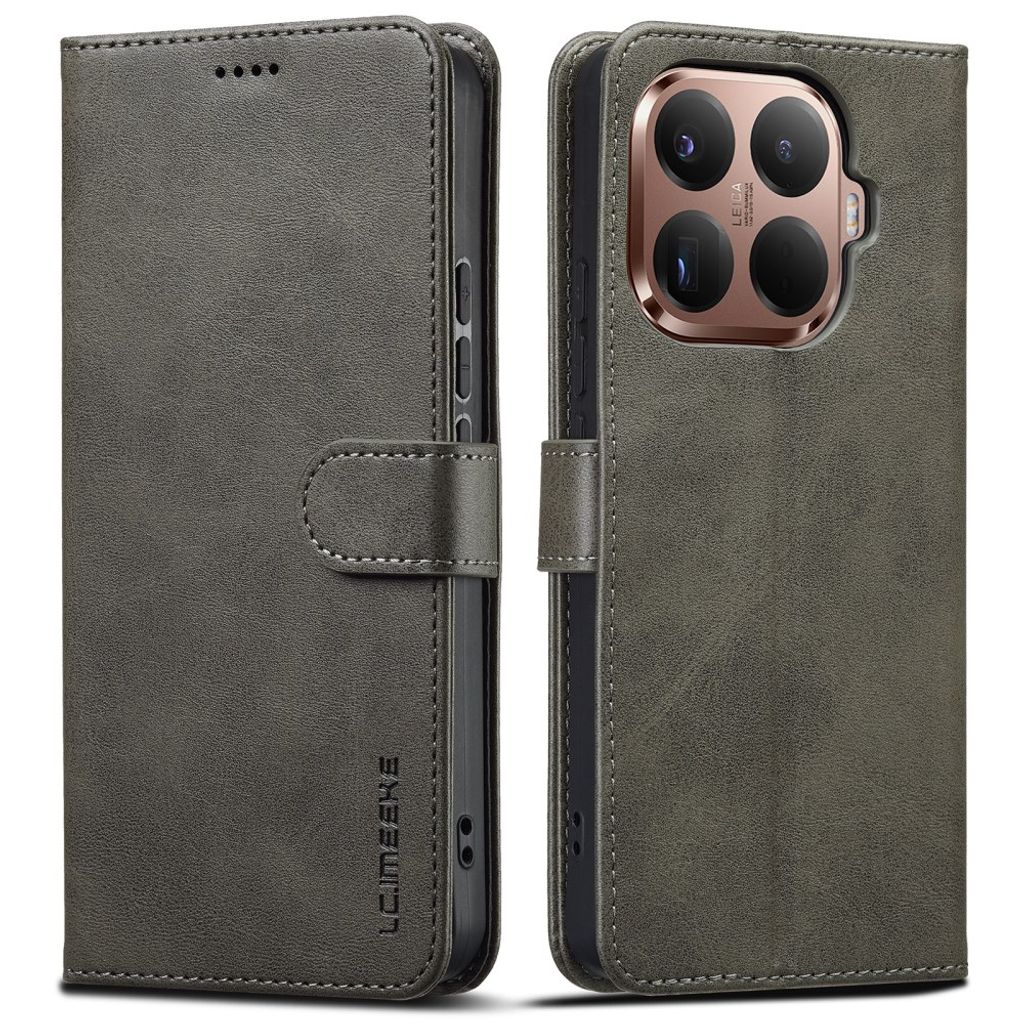 Lc.Imeeke Xiaomi 17T Pro Etui med Kortholder Stativfunktion Grå