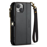 CaseMe iPhone 15 Etui C36 Series Sort
