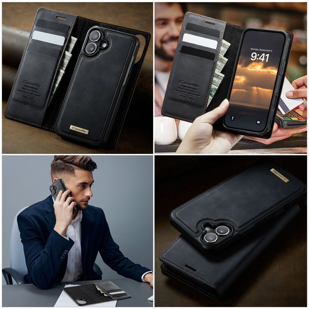 CaseMe iPhone 17 Etui C49 Series Sort