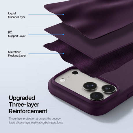 Dux Ducis iPhone 17 Pro Max/iPhone 18 Pro Max Cover Piel Series MagSafe Rød