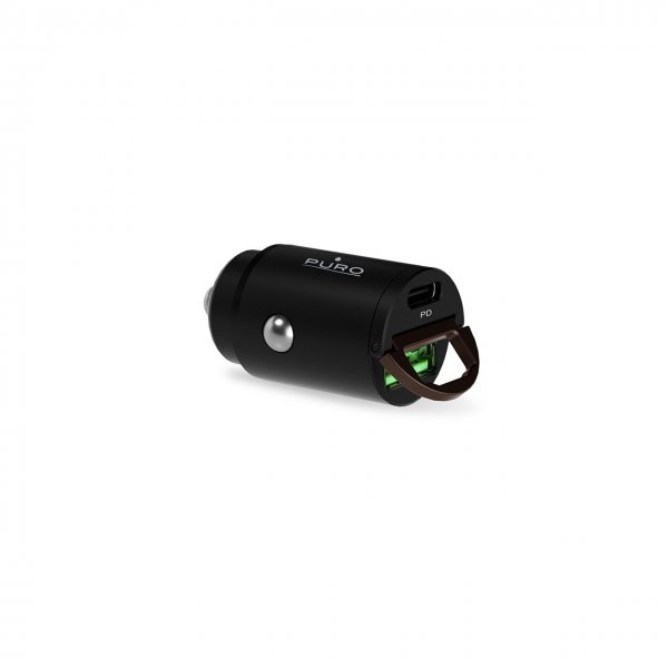 Puro Billader Bullet 30W USB-C/USB-A Svart