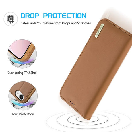 Dux Ducis iPhone 16e/iPhone 17e Etui Hivo Series Brun
