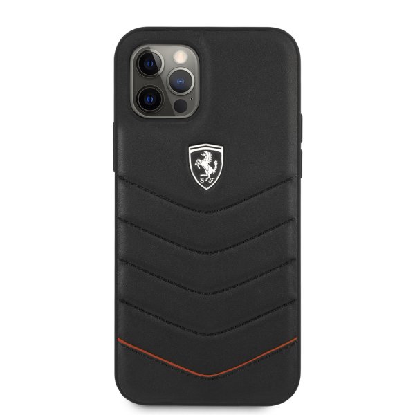 BMW iPhone 12 Pro Max Cover Off Track Quilted Sort