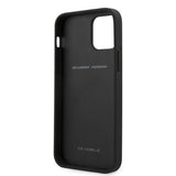 BMW iPhone 12 Pro Max Cover Off Track Quilted Sort