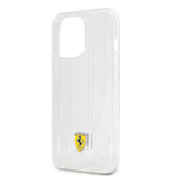 Ferrari iPhone 13 Pro Cover 3D Stripes Transparent