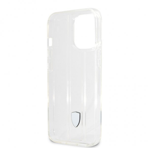 Ferrari iPhone 13 Pro Cover 3D Stripes Transparent