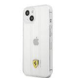 Ferrari iPhone 13 Cover 3D Stripes Transparent