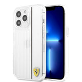 Ferrari iPhone 13 Pro Cover 3D Lines Sort Transparent