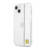Ferrari iPhone 13 Cover 3D Lines Sort Transparent
