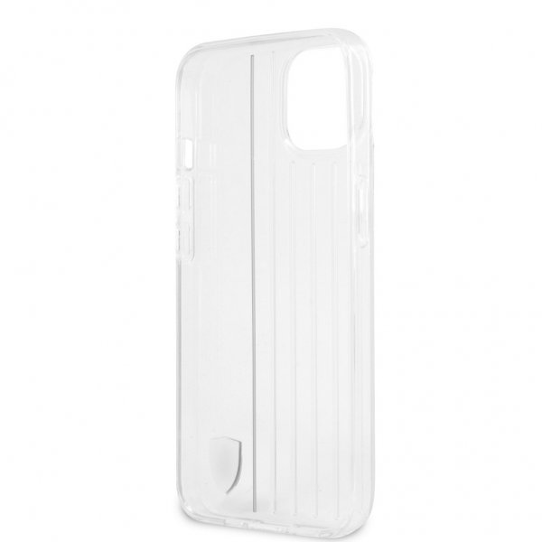 Ferrari iPhone 13 Cover 3D Lines Sort Transparent