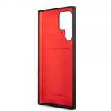Ferrari Samsung Galaxy S22 Ultra Cover Metal Logo Sort