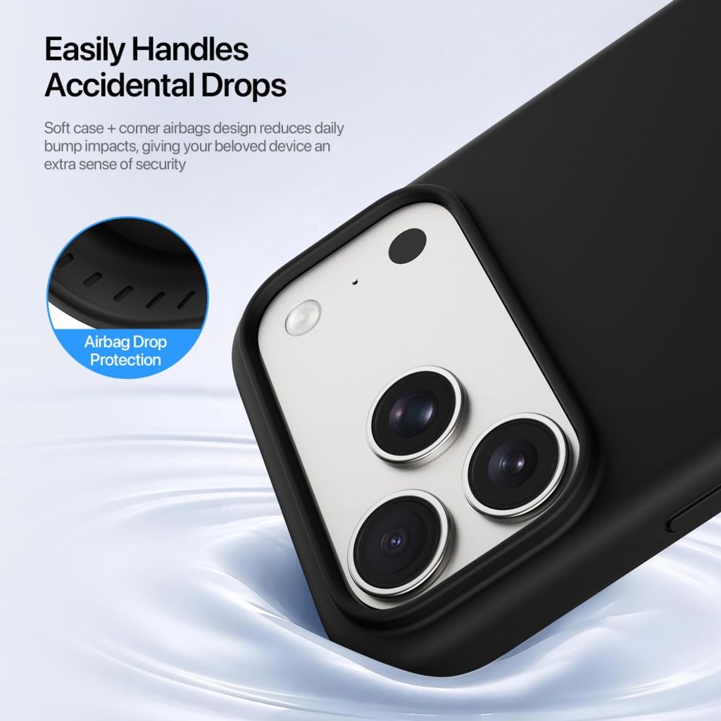 Dux Ducis iPhone 17 Pro Max/iPhone 18 Pro Max Cover Piel Series MagSafe Sort