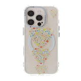iPhone 16 Pro Max Cover Blomstret MagSafe Hjerter