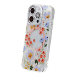 iPhone 16 Pro Max Cover Blomstret MagSafe Orange