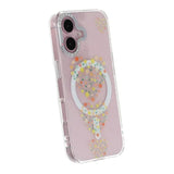 iPhone 17 Cover Blomstret MagSafe Hjerter