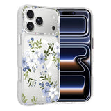 iPhone 17 Pro Cover Blomstret MagSafe Blå