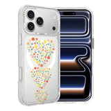 iPhone 17 Pro Cover Blomstret MagSafe Hjerter