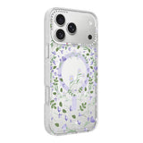 iPhone 17 Pro Max Cover Blomstret MagSafe Lilla