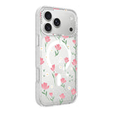 iPhone 17 Pro Max Cover Blomstret MagSafe Lyserød