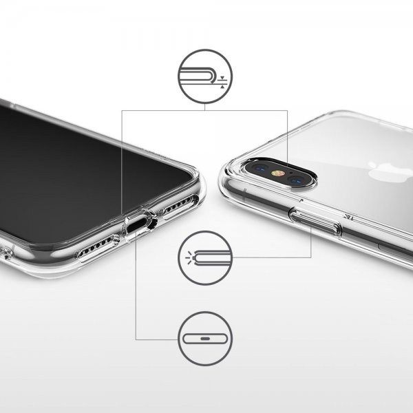 Ringke iPhone X/Xs Cover Fusion Clear