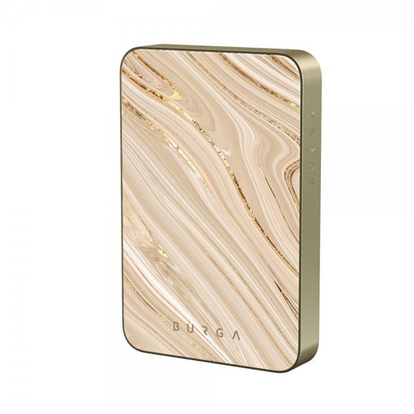 Burga Powerbank MagSafe 5000 mAh Full Glam Guld